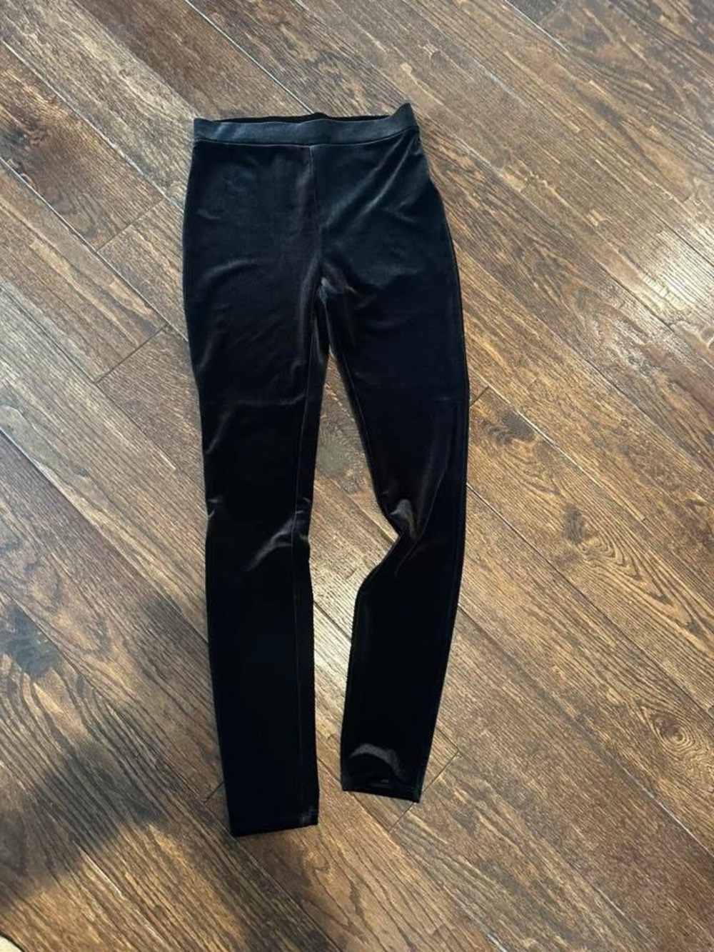 SPANX Black Velvet Leggings